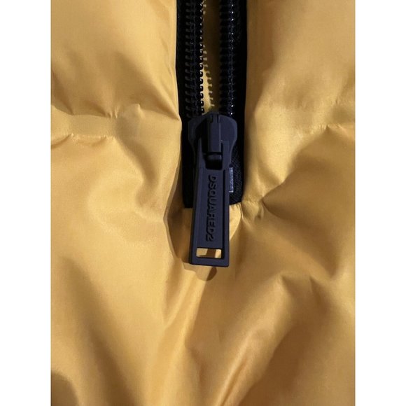 DSQUARED2 Men's Hooded Puffer Jacket Down Yellow Size 44 XS S71AN0218 S53352 172 - Picture 13 of 15